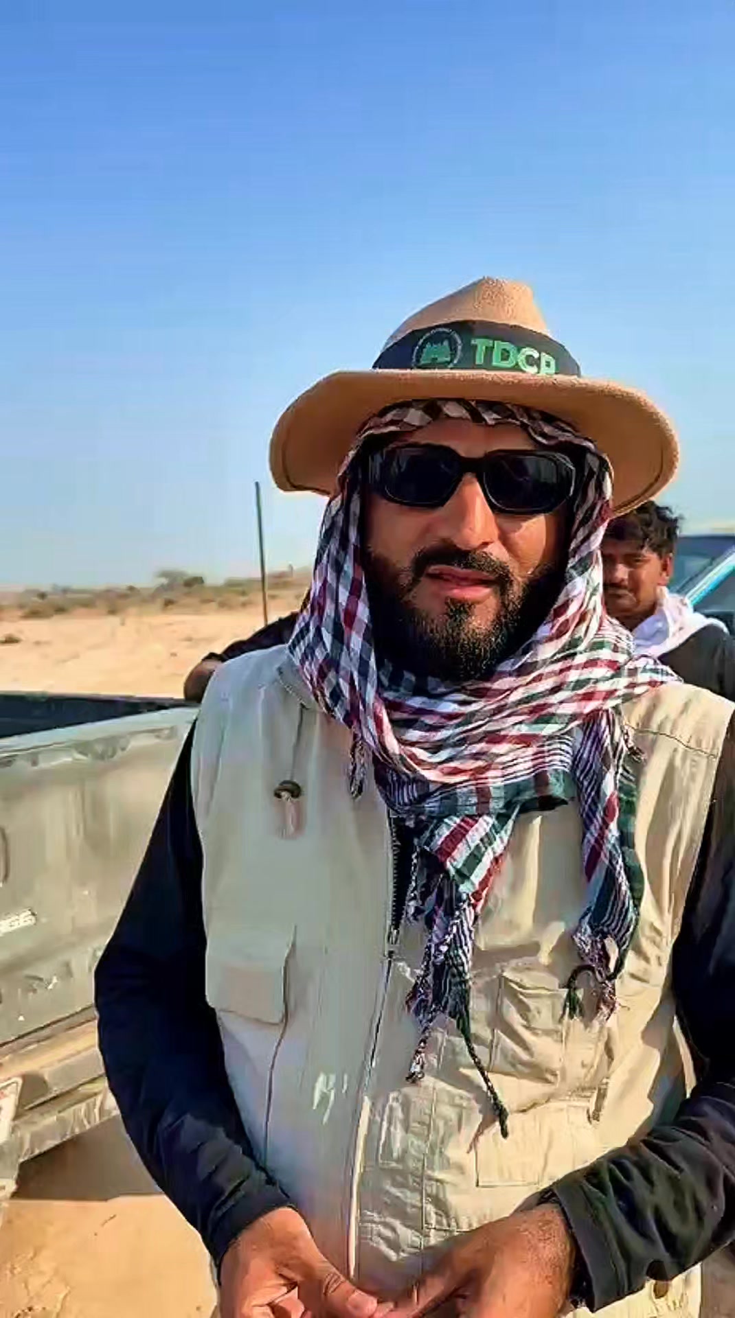Jawed khan at Cholistan desert rally, part of the game # ...