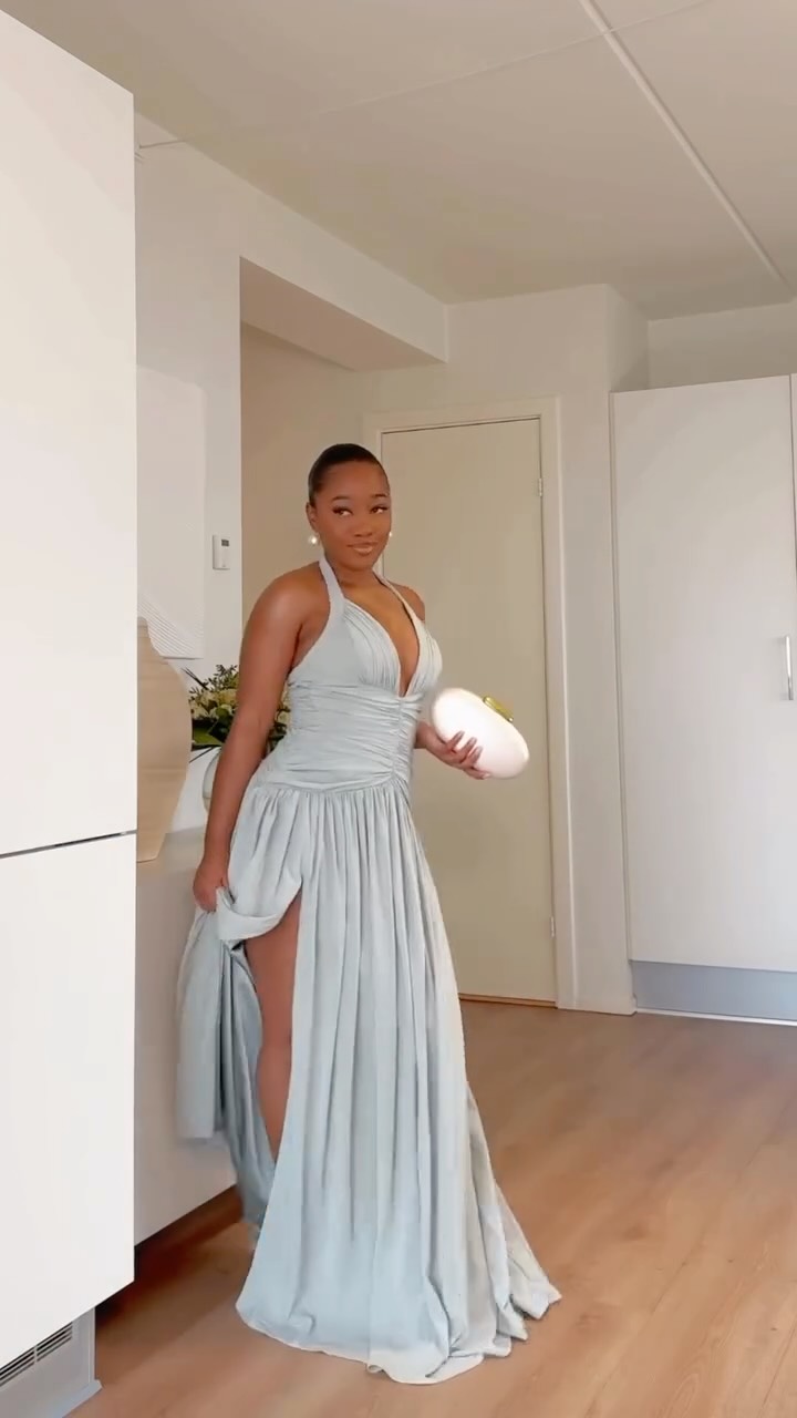 solene sage green satin long wedding guest dress reviews dressing that feels effortless from every angle. Éternelle — silhouettes made for celebrations under open skies.⁠, ⁠, Styles Featured:⁠, IRIE Maxi - Lemon⁠, AVENDRA Maxi Dress menu: metallics