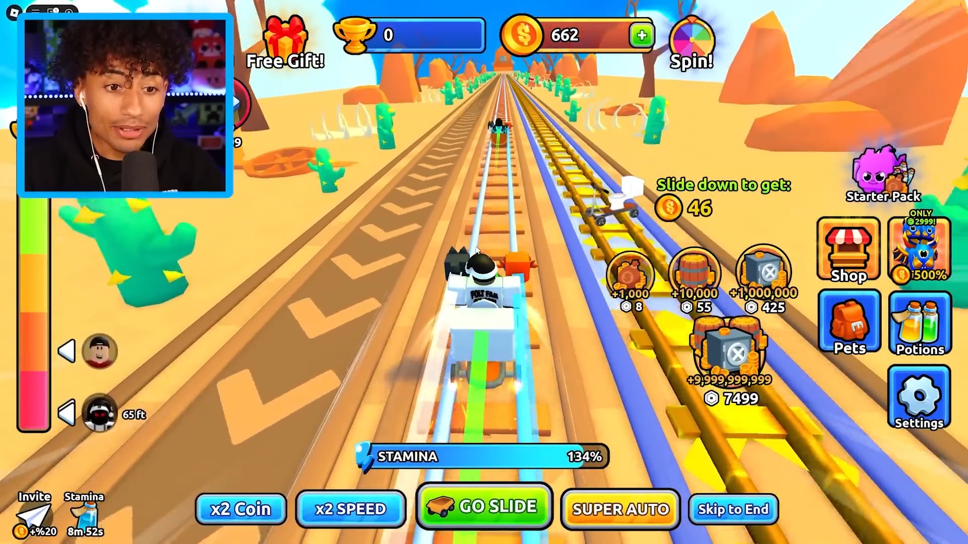 Reaching MAX SPEED in Roblox Ride and Slide! | RoBros | Facebook