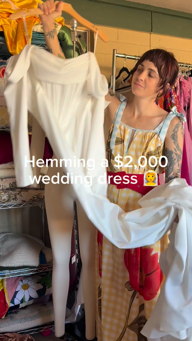 how to hem a formal dress by hand Easiest way hand? NA-08.05.25AM