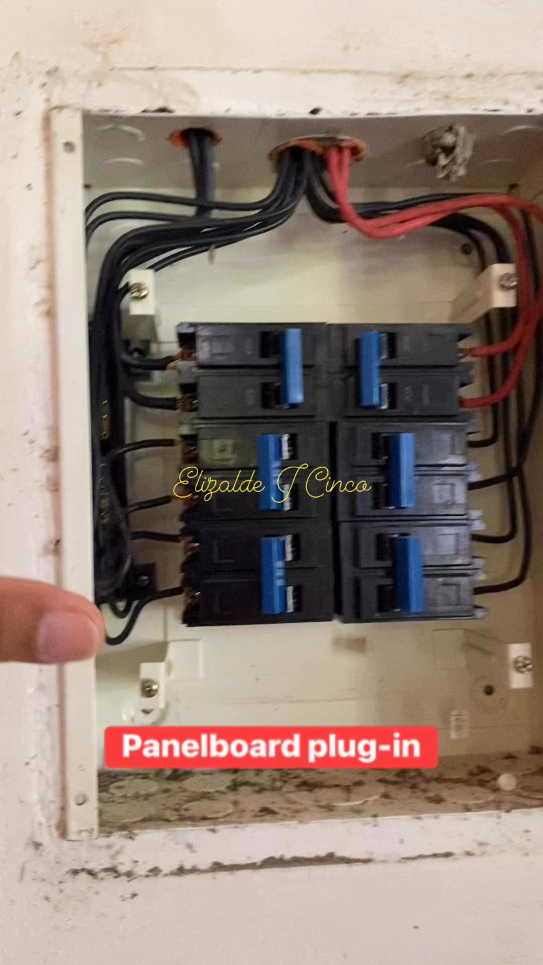 Pane board plug-in type #electrician #constructionlife #Electrical # ...