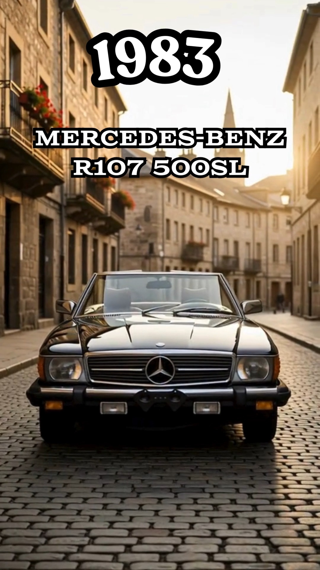 Step back to 1983 with this stunning Mercedes-Benz R107 500SL! Iconic ...