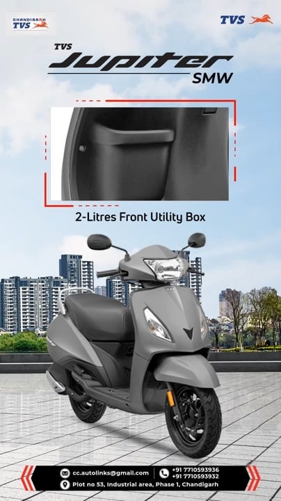 Experience Har Scooter Se Zyada convenience with the TVS Jupiter