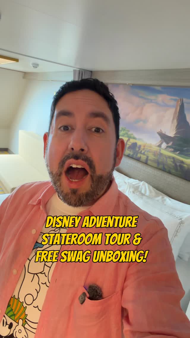 I'm on the Disney Adventure for its maiden voyage and here's a