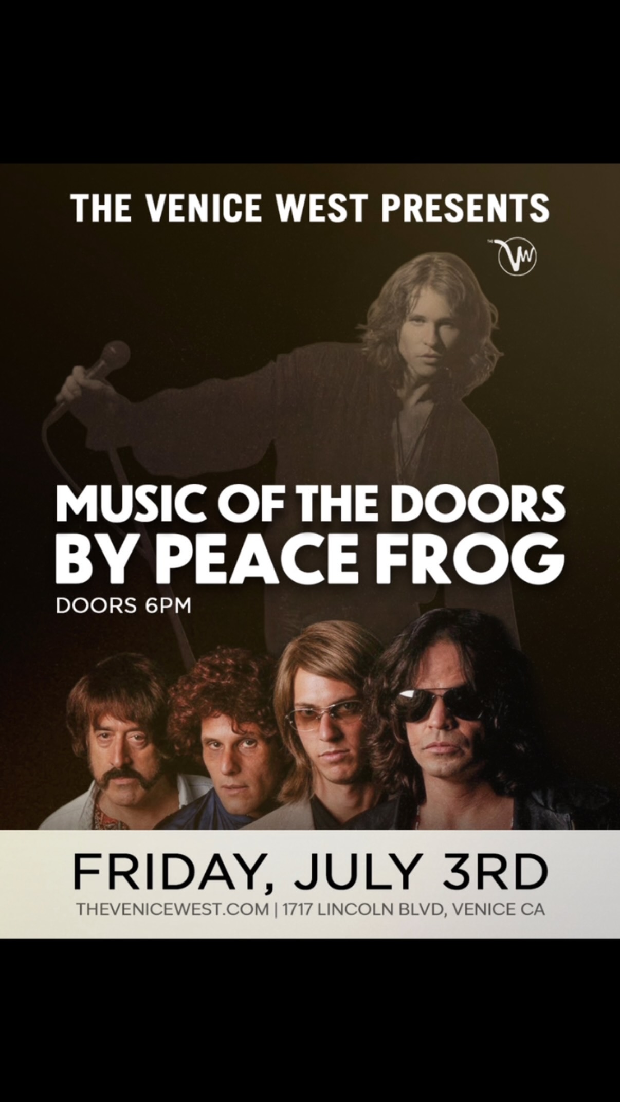 Experience the magic of The Doors live: Peace Frog channels Jim