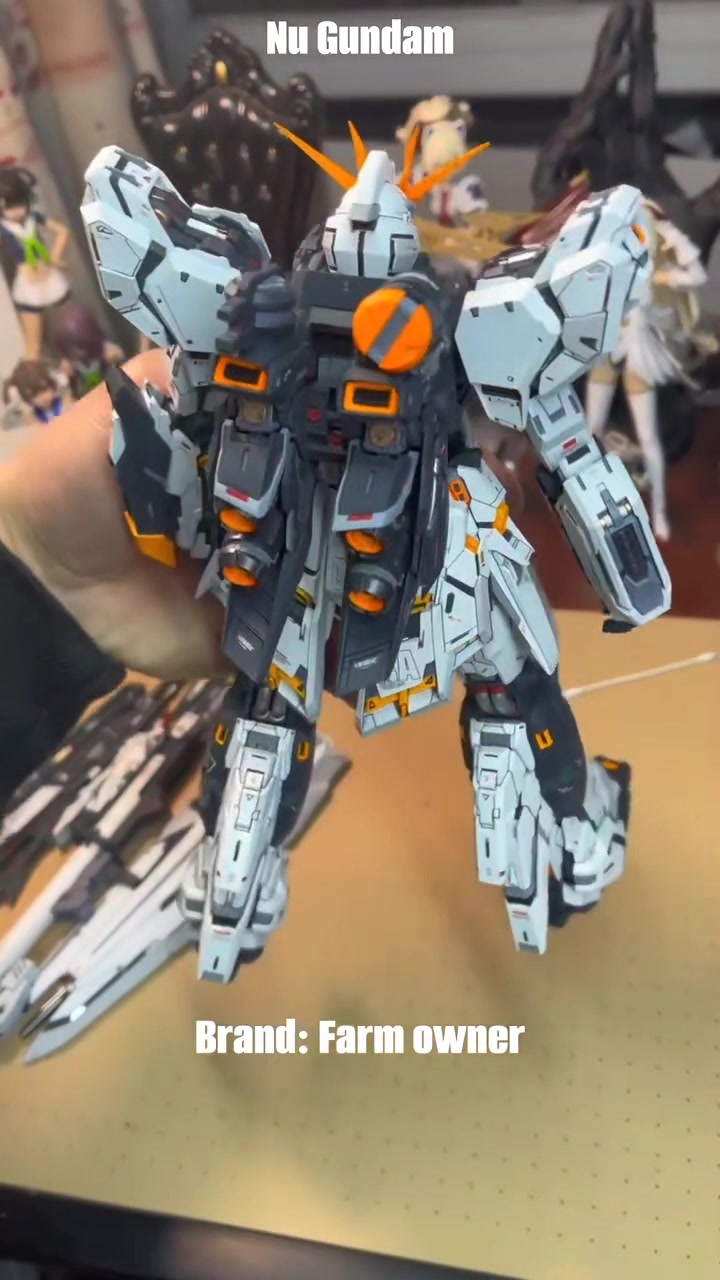 UPDATE Farmer Worker 1/100 scale Nu Gundam model kit additional PR
