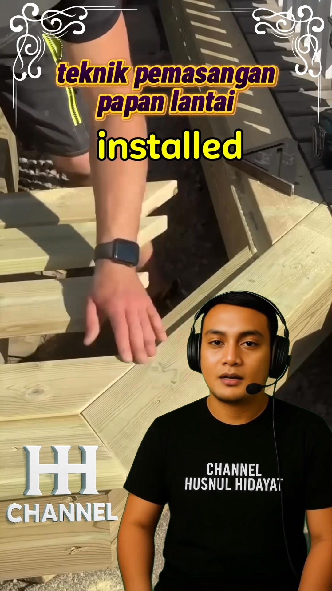 Beginilah teknik memasang panel lantai supaya hasilnya rapi dan presisi ...