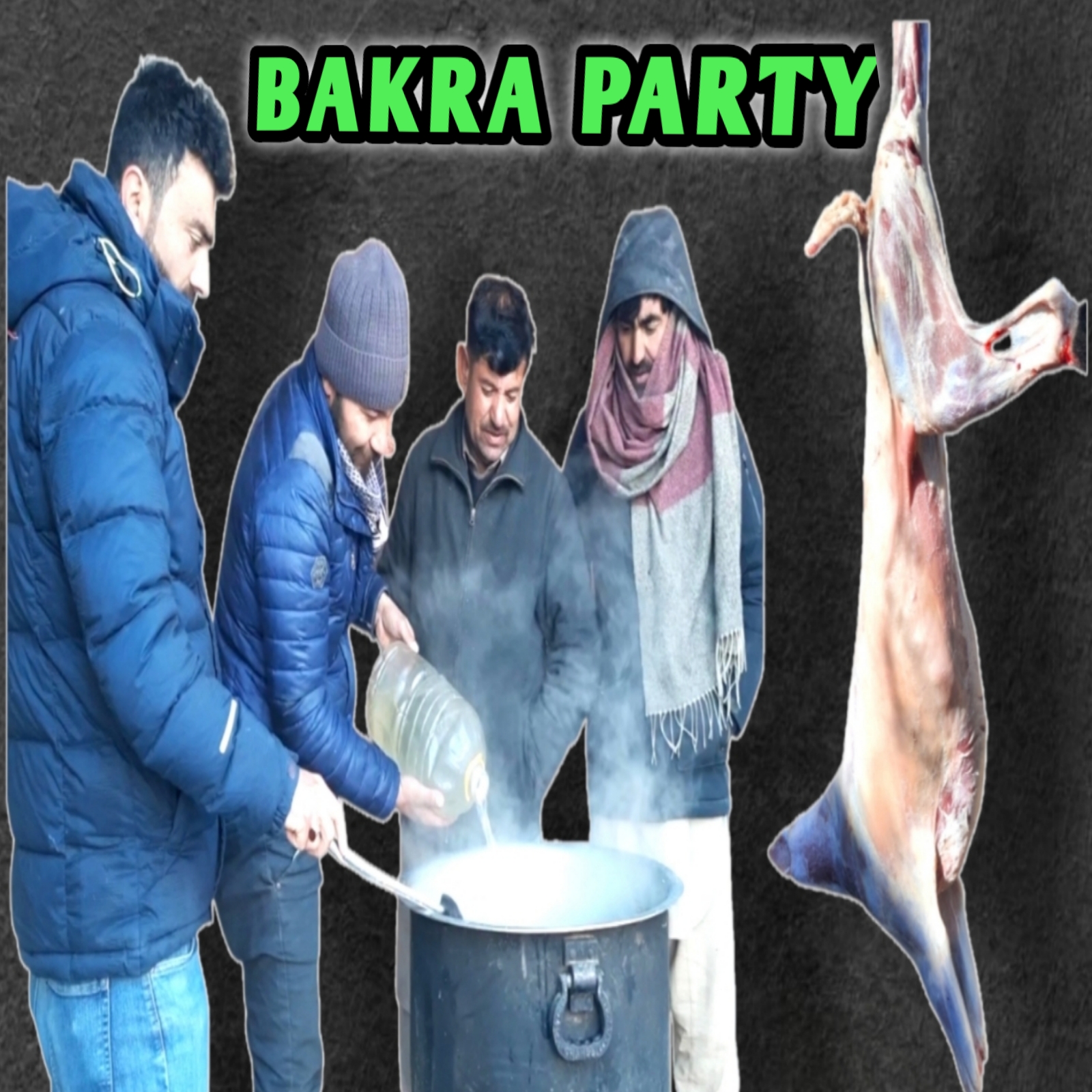 Whole Goat Cooking and Eating | Hoper Nagar Valley bakra Party ...