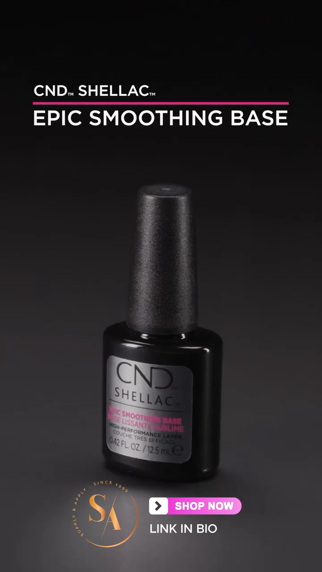 Introducing NEW CND™ SHELLAC™ EPIC SMOOTHING BASE, your go-to for ...