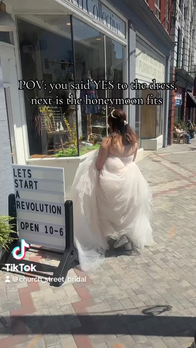 You just said YES and don’t want to take off your dress!!, Thank you @threadedcollective_ for letting us peak around at your gorgeous selection! , Come to church street bridal to find the gown of your 