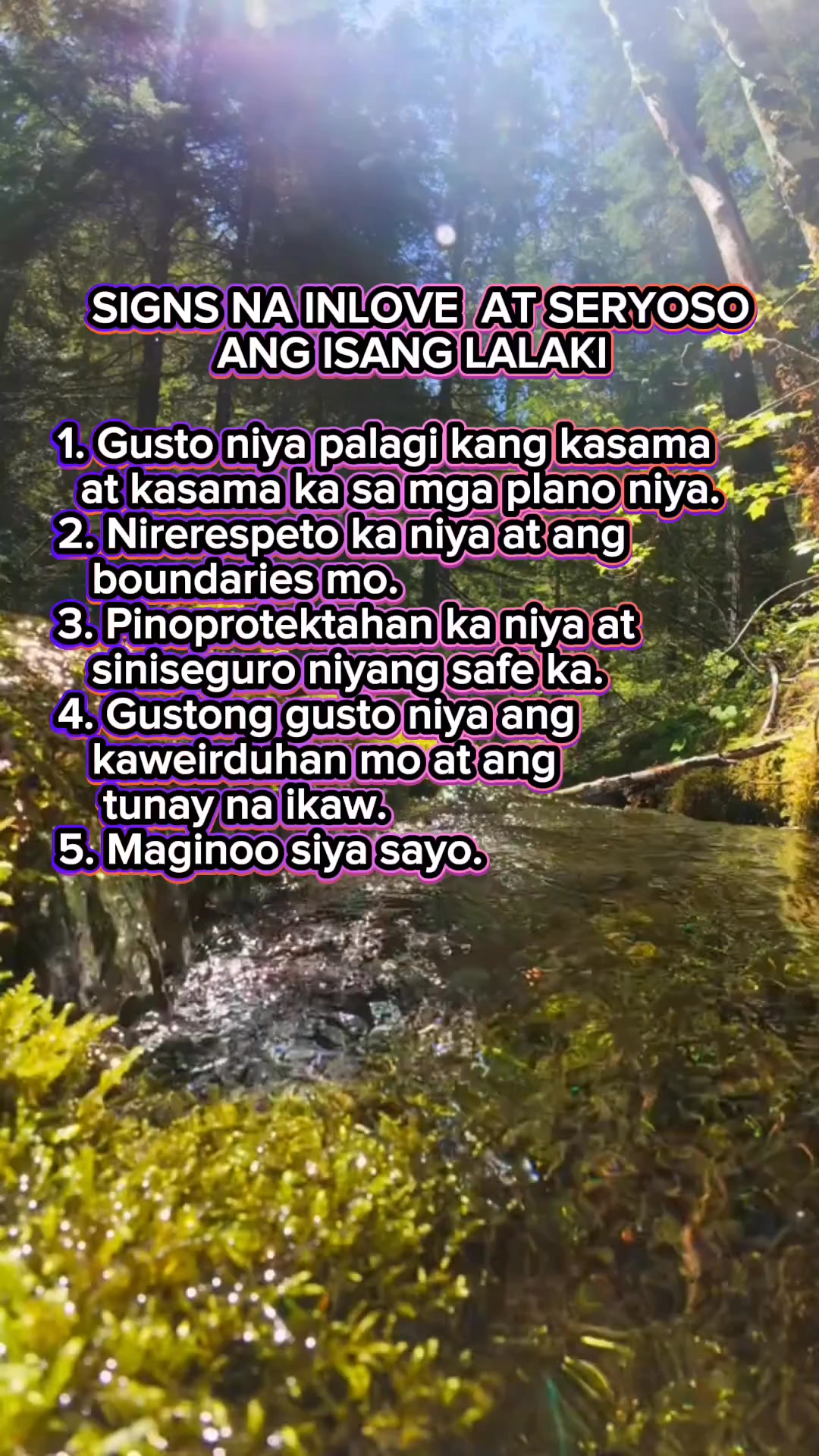 #sign na inlove at seryoso ang isang lalaki #hugot #love | MayHugot ...