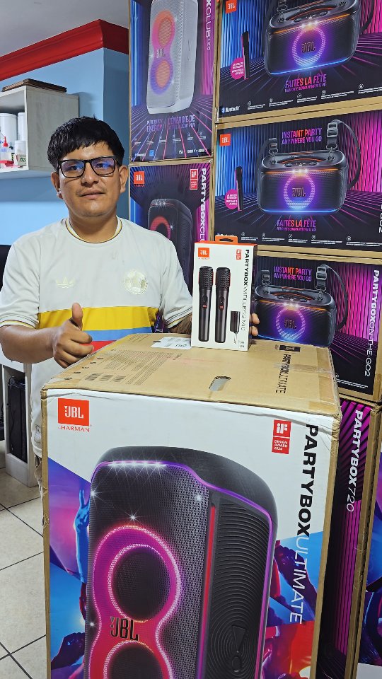 ? ¡Nuestro cliente se fue con el JBL PartyBox Ultimate 1100W, el 