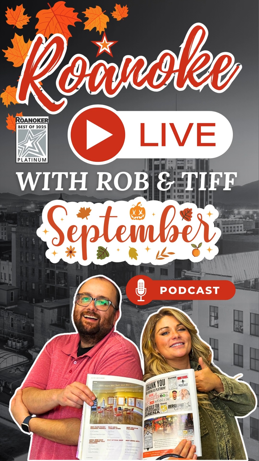 🍁 Fall is here, and so is a brand-new episode of Roanoke LIVE! 🎙️ In ...