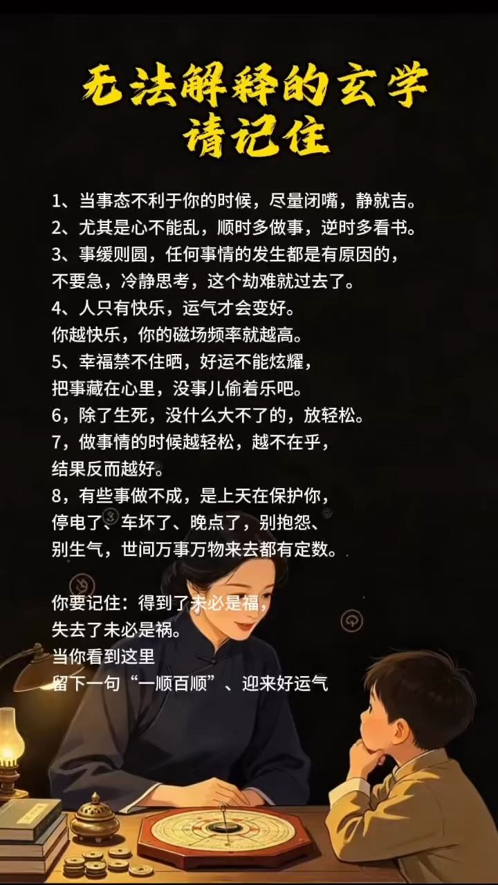 玄学小提醒，一定要记住哦#每天学一点的#能量分享| 梦想成功學