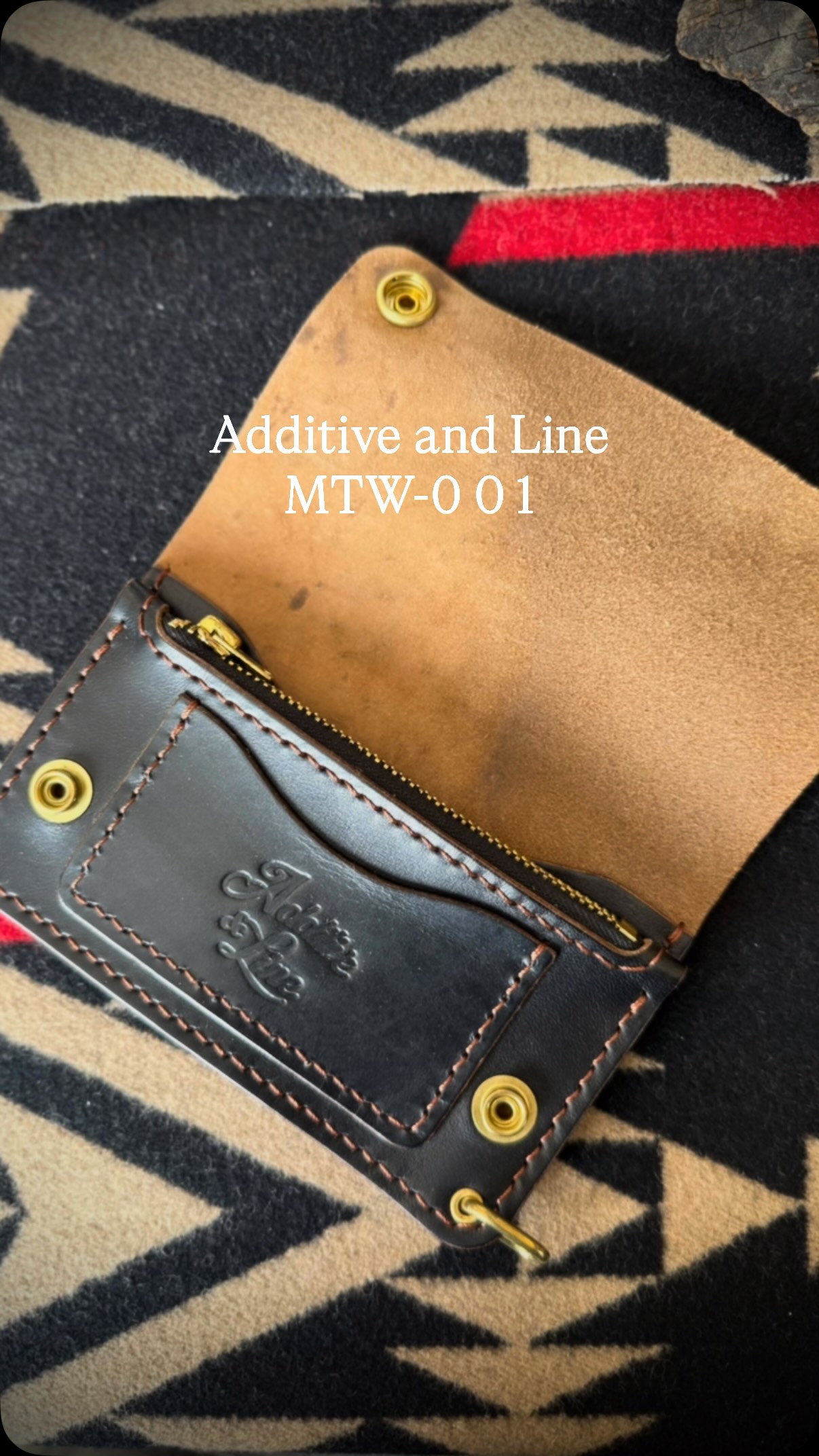 Additive and Line MTW-001 （2層） @additive.and.line 【革】 クロム