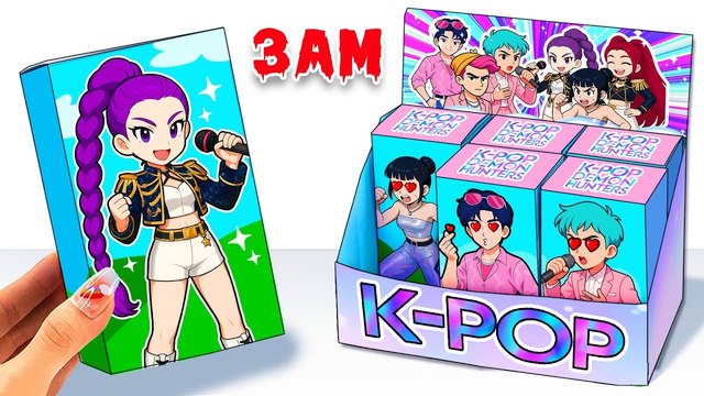 unboxing all kpop demon hunters blind box | Yuyu Craft