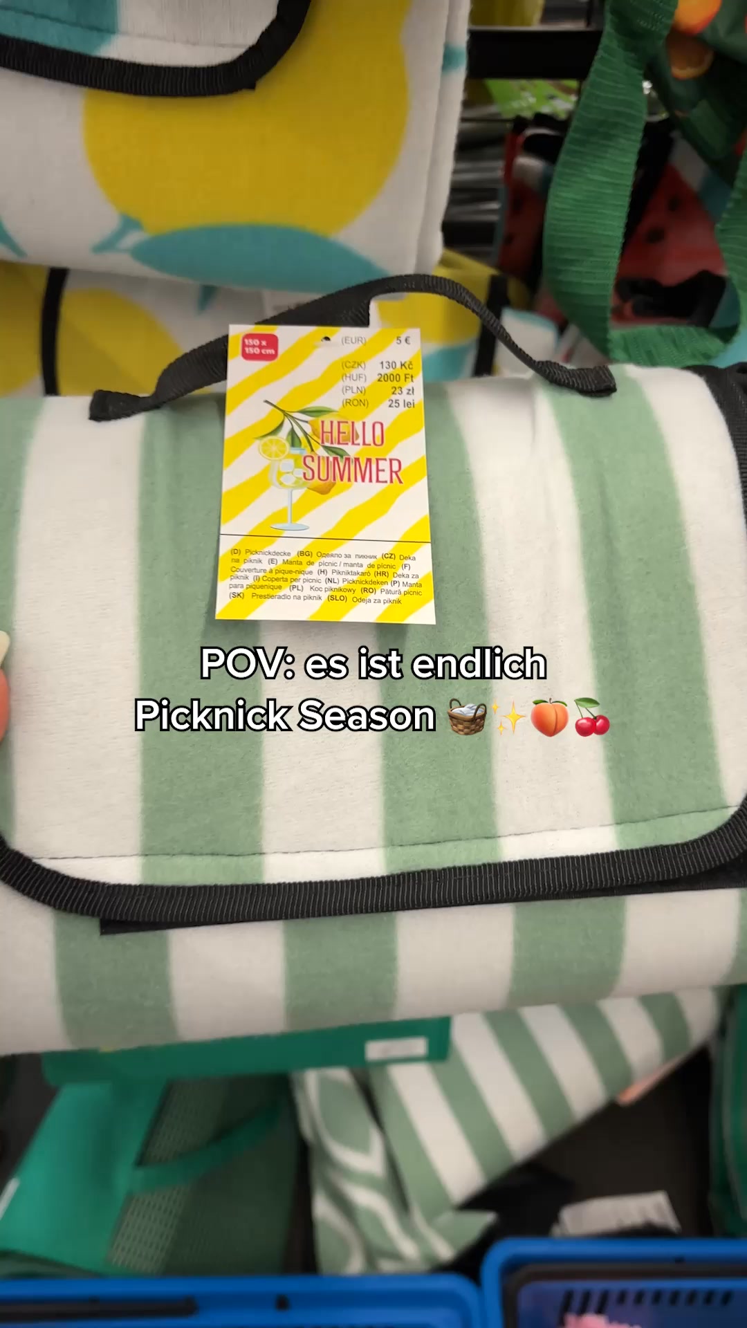 Sommer, Sonne, Picknick Zeit! ✨ Schnapp dir deine Lieblingsprodukte von TEDi und ab nach draußen. Was darf bei deinem Picknick auf keinen Fall fehlen? | TEDi Deutschland