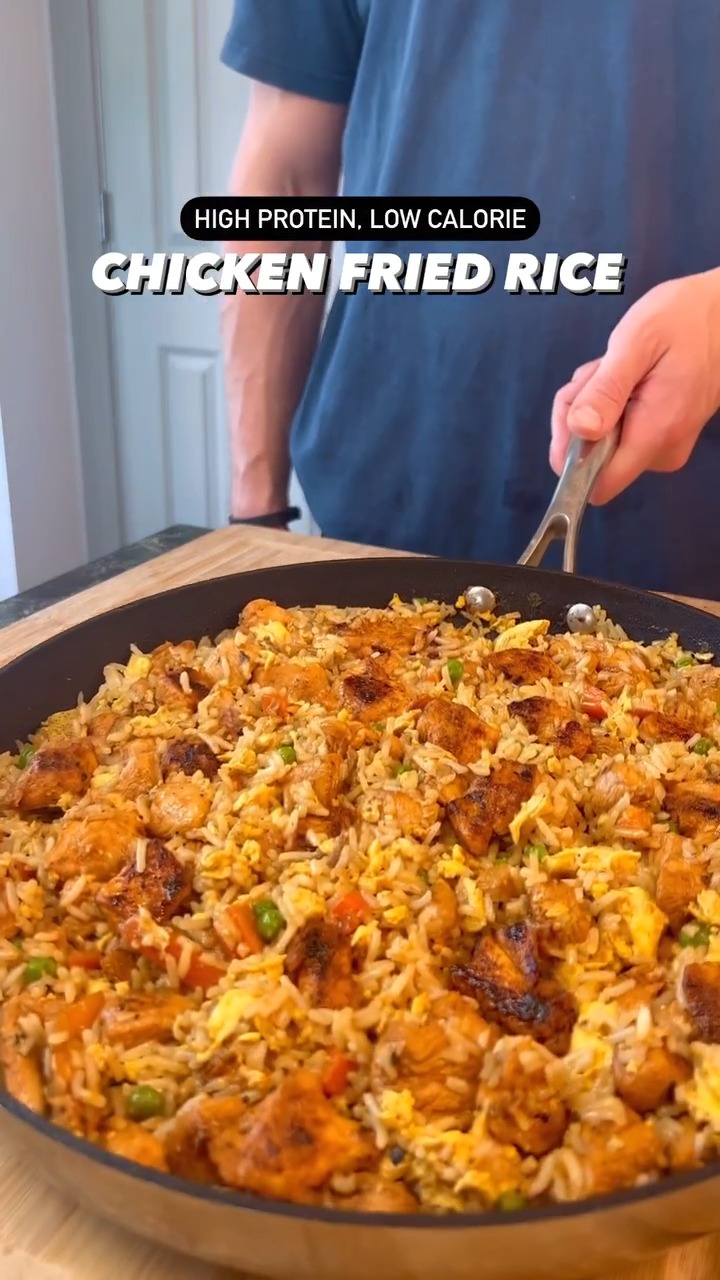 Chicken Fried Rice Stealth Health 500 Calorie Meal Prep Series, Episode ...