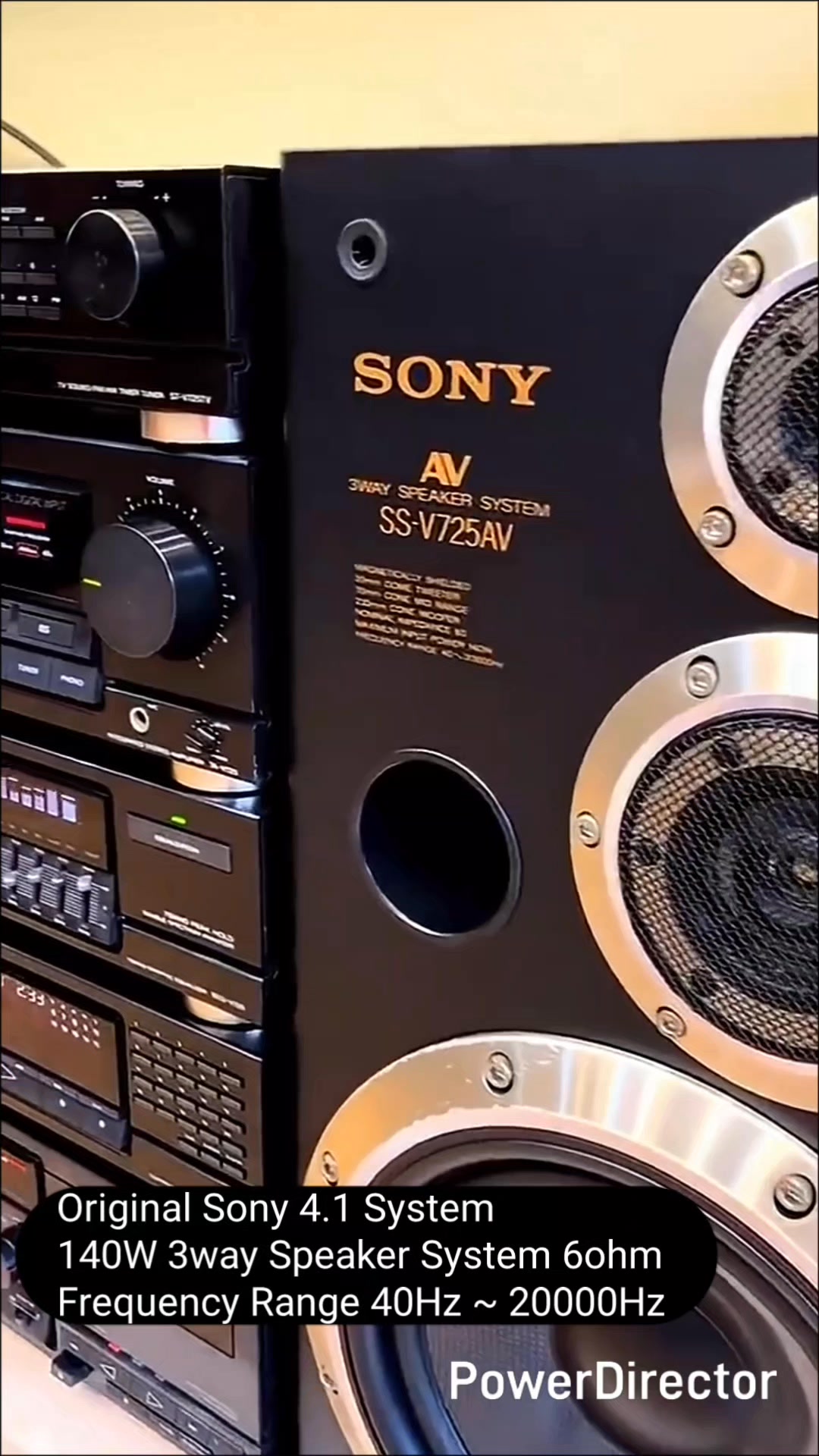 Sony Original Combo 4.1 Speaker System SSV725AV 140W Review