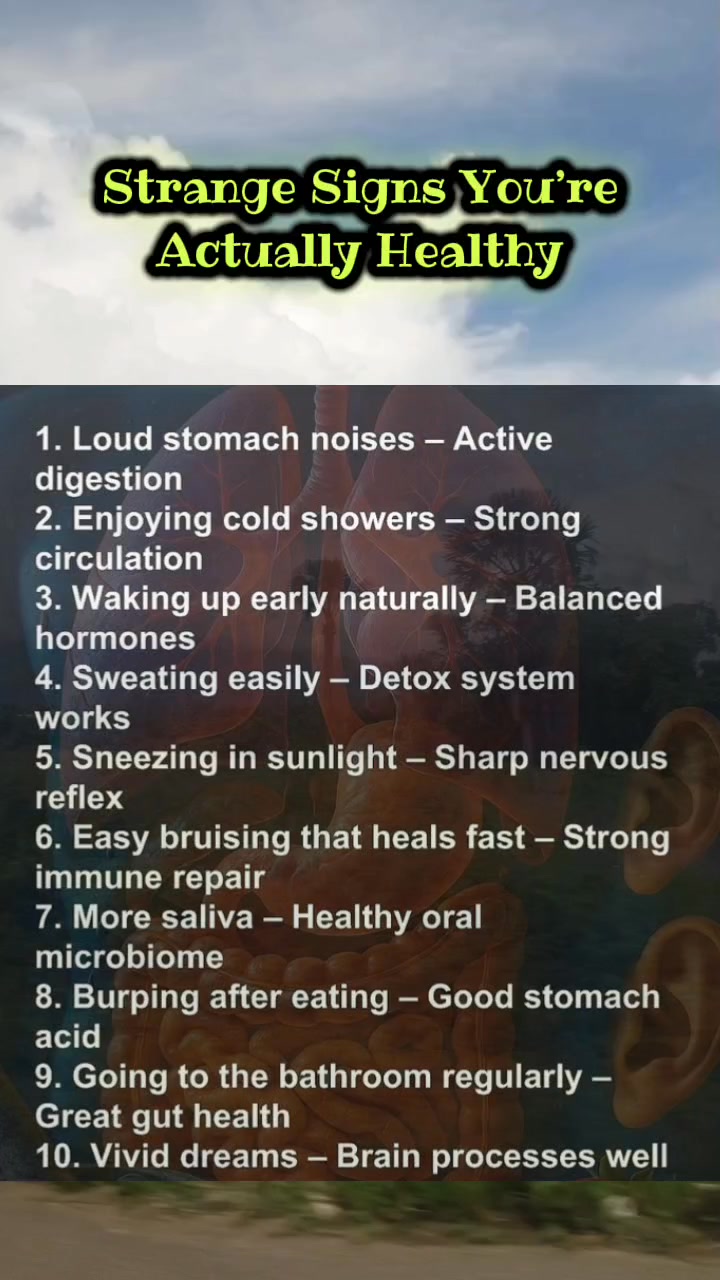 Some “weird” body signs are actually proof that things are working just ...
