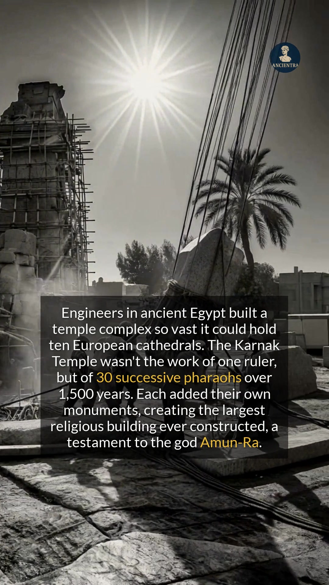 Thirty pharaohs spent 1,500 years building the colossal Karnak Temple ...
