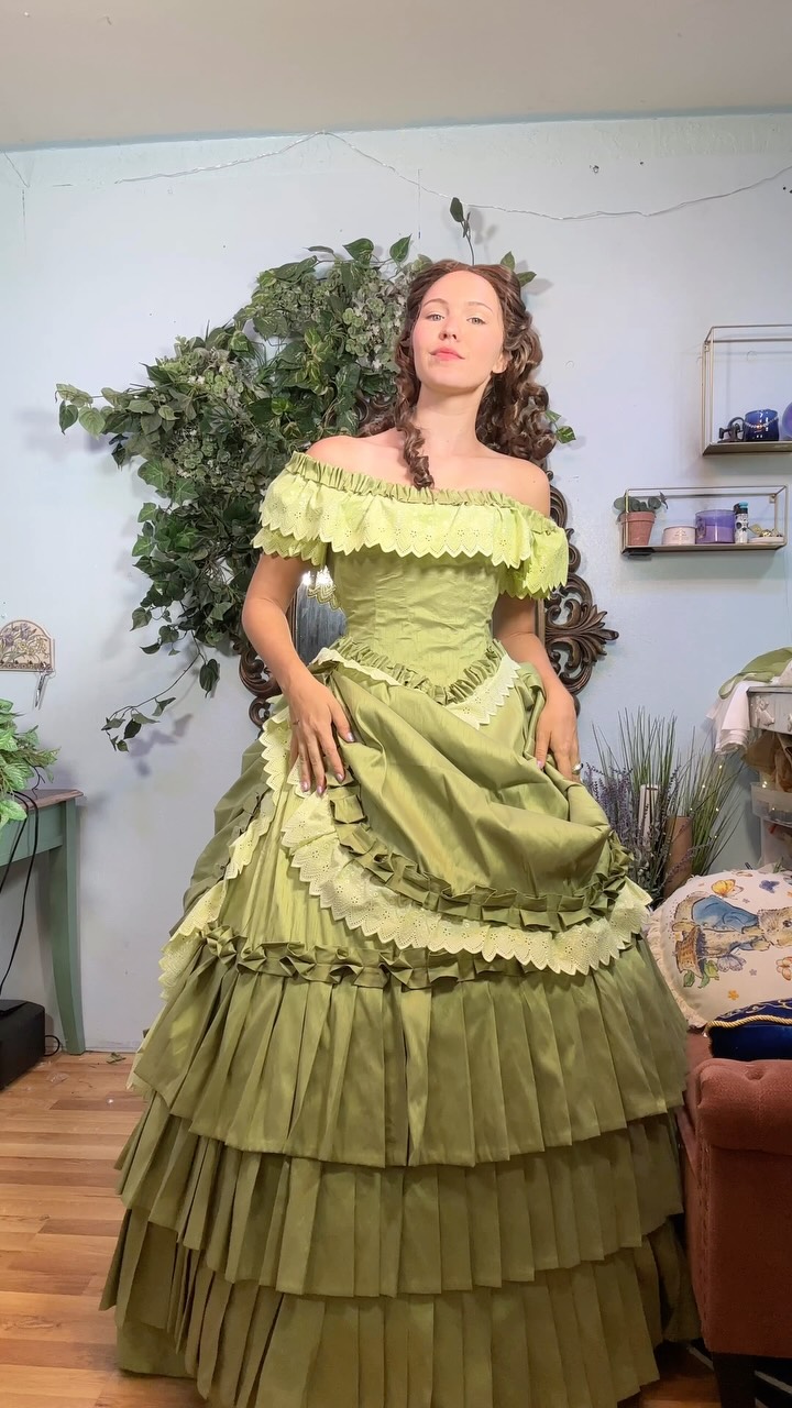 katherine pierce 1864 green dress One of my favorite shows of all time!, If you watch the vampire diaries back in the day or even now, you know the flashbacks to are some of the best parts! This Kathrine was so much katherine 1864 photo