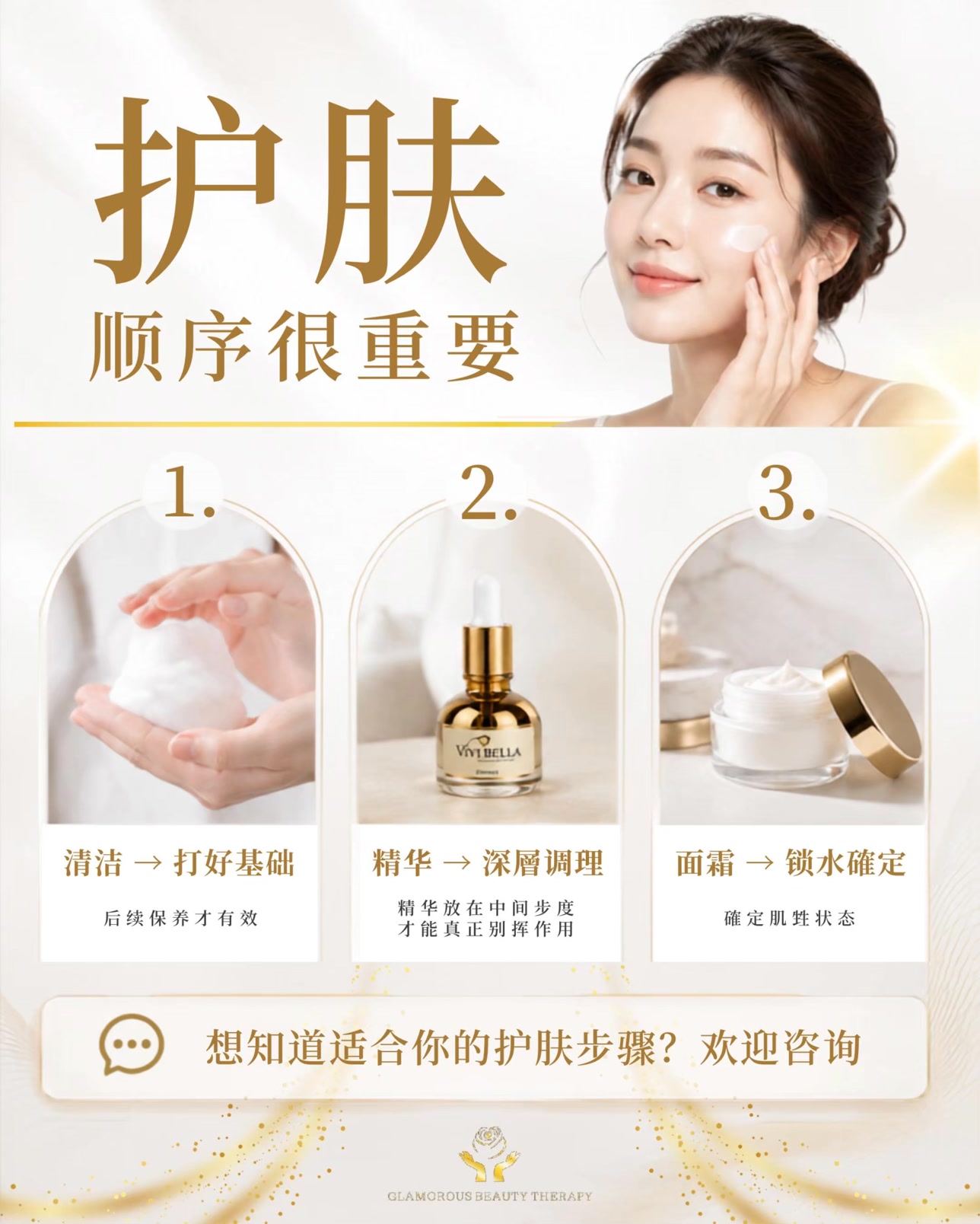 ? 每天都在护肤，为什么皮肤还是没有变好？ 那是因为护肤的「顺序」和 