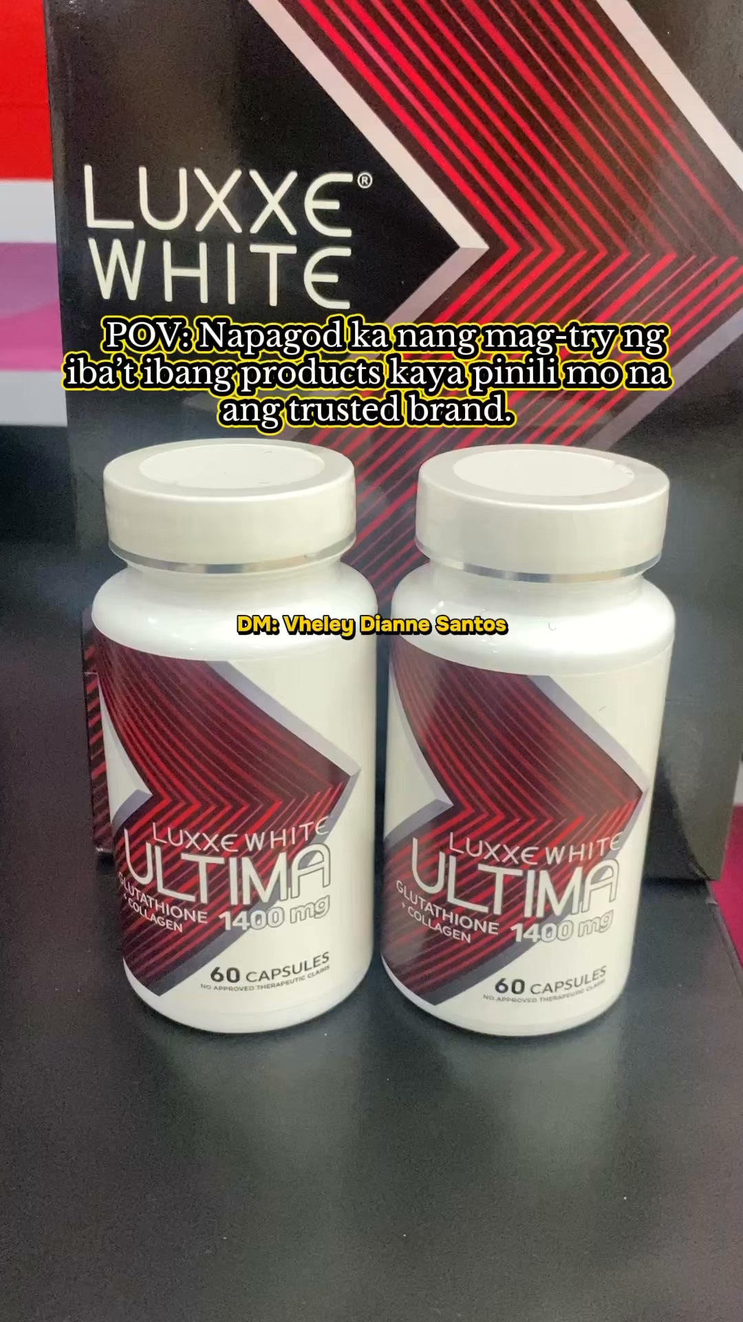 Luxxe White Products Available!, ✔️ Authentic Products, 📦 Ready to assist with your orders., 📩 Send us a message today!, #LuxxeWhiteultima #TrustedSeller #OrderNow | LW Gluta by Vheley Worldwide