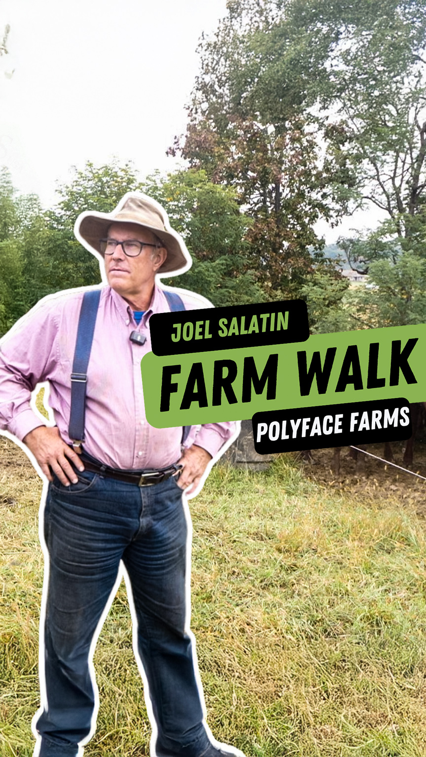 Ever wonder how Joel Salatin makes small-scale, regenerative farming ...