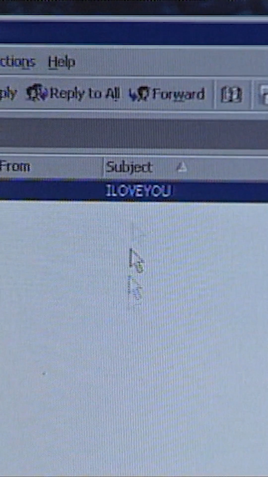 ILOVEU ️ Also known as the Love Bug and Loveletter, the worm reached ...