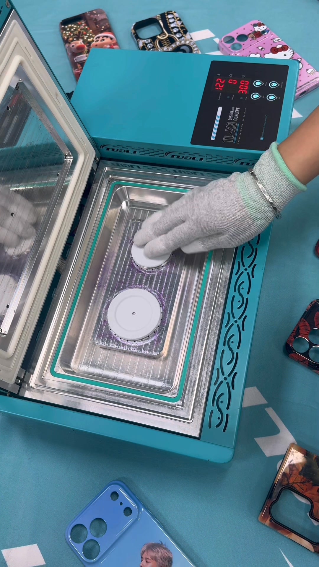 Pop socket DIY with TUOLI sublimation machine! Tina +8613556809985 ...