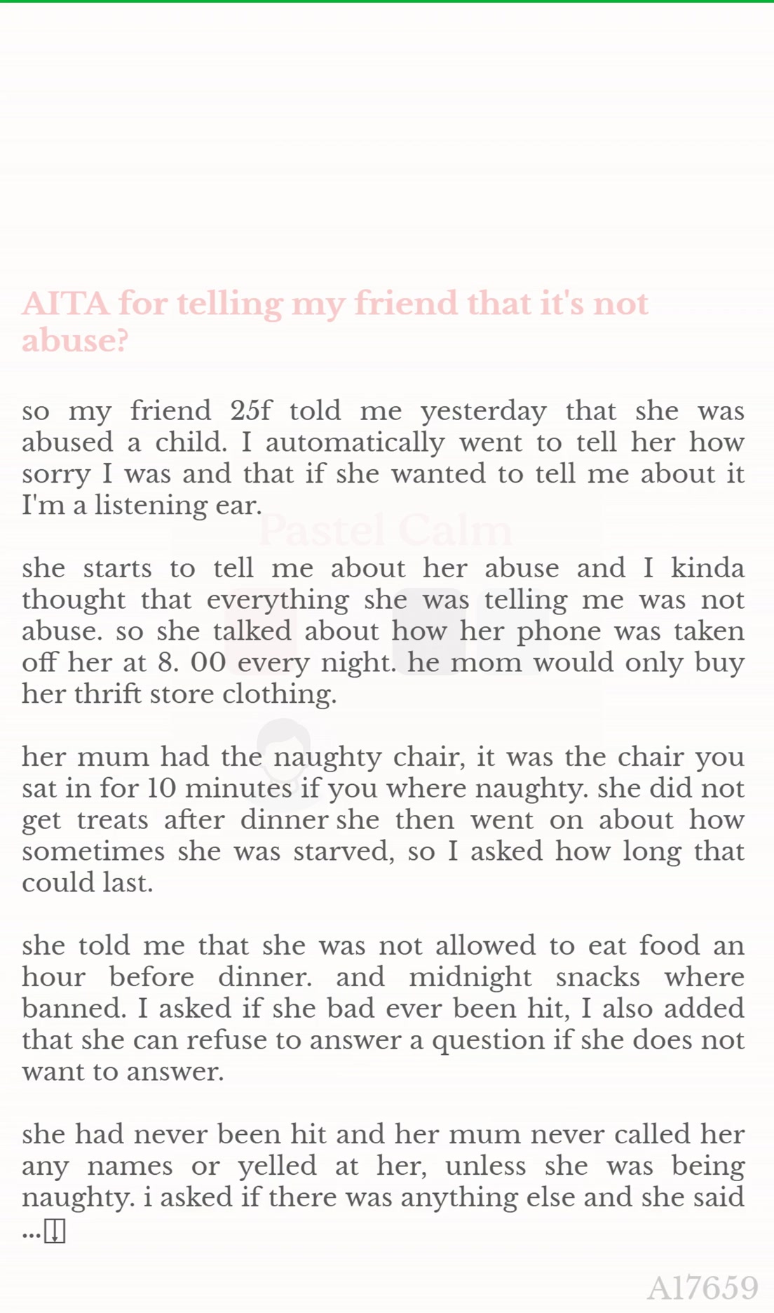 😀 AITA 📢 for • [ telling my + friend that it's not abuse? | Mrs. Bette ...