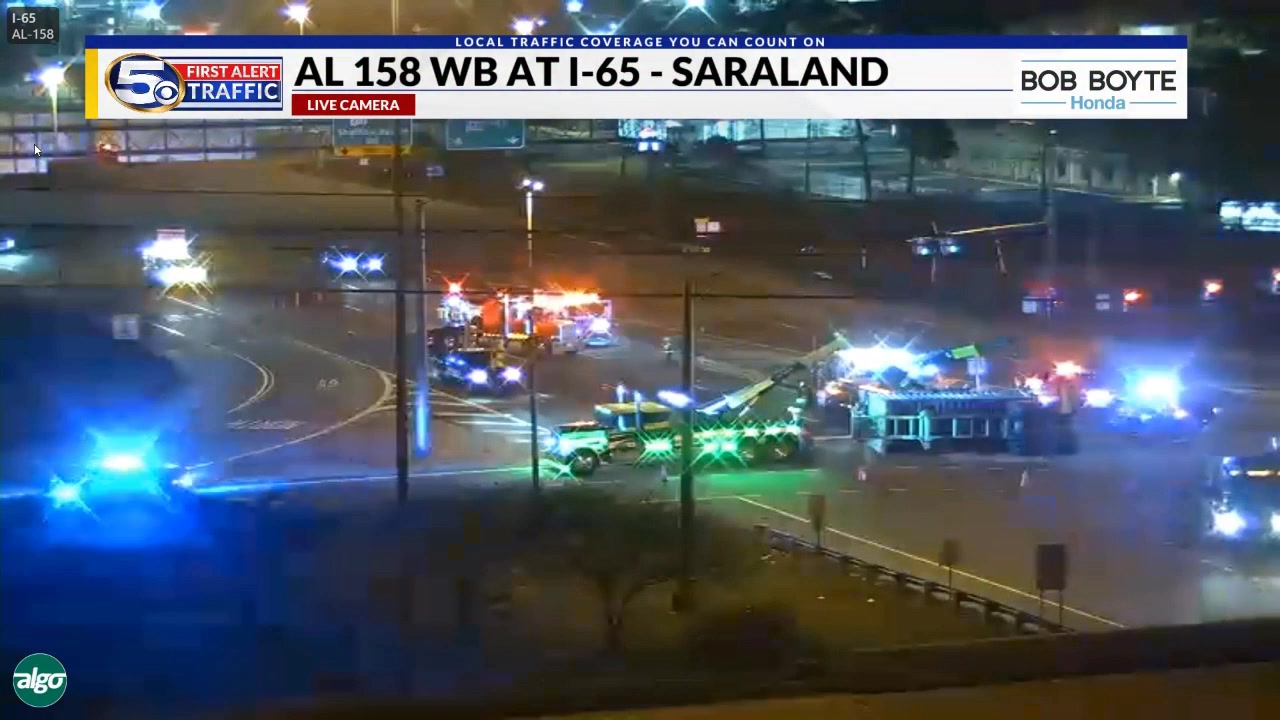 Update (6:04 am)- All lanes are open. TRAFFIC ALERT: SARALAND, AL - An ...