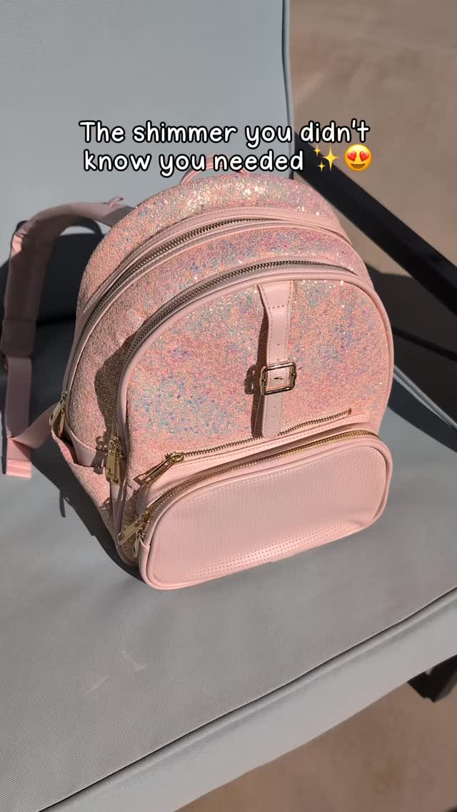 Meet the Ever After Pink Rope Drop Backpack — sparkly, practical, and ...