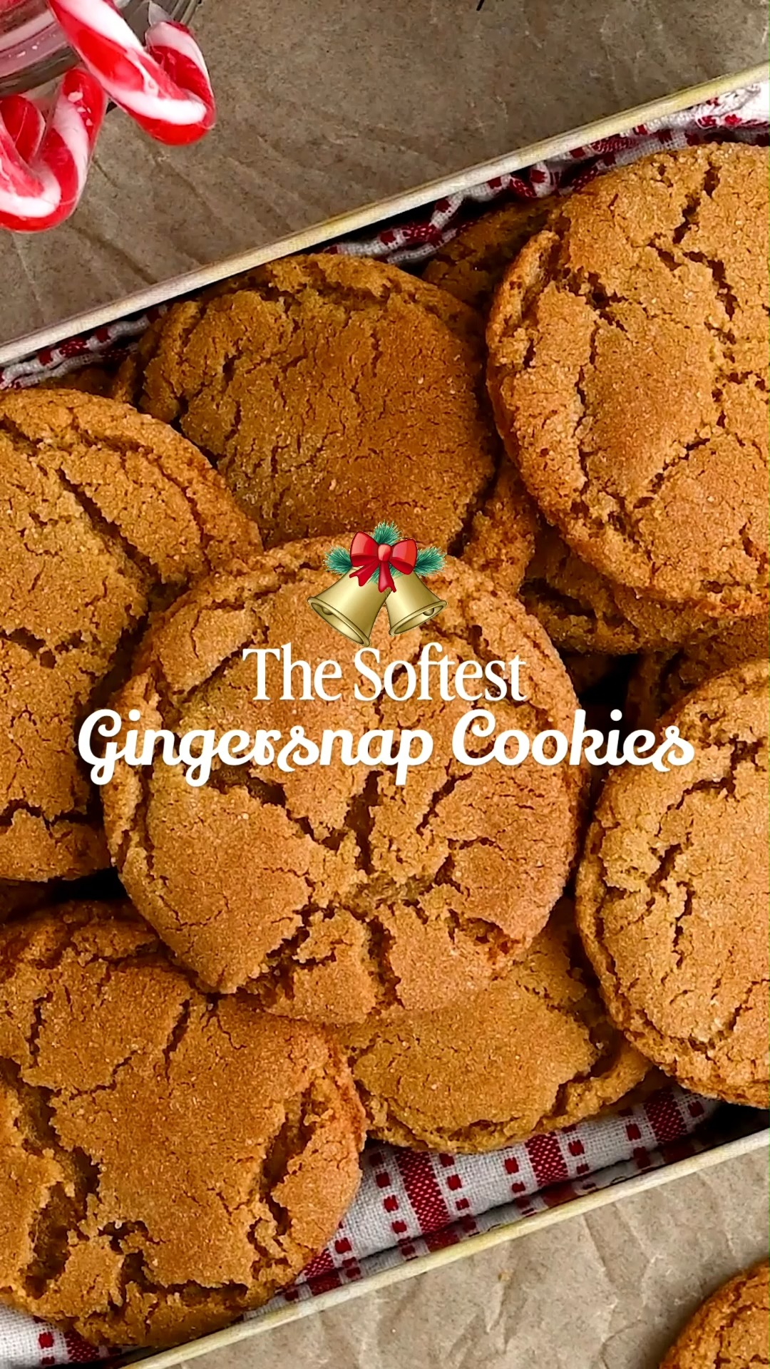 GINGER SNAP COOKIES - Soft and Chewy! ️ This Old-Fashioned Recipe is ...