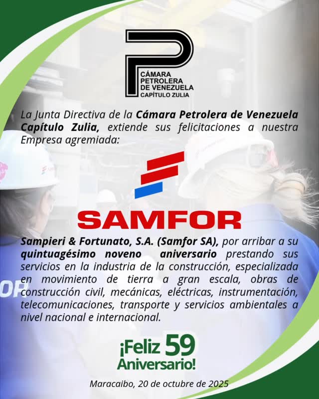 Desde la 𝗖á𝗺𝗮𝗿𝗮 𝗣𝗲𝘁𝗿𝗼𝗹𝗲𝗿𝗮 𝗱𝗲 𝗩𝗲𝗻𝗲𝘇𝘂𝗲𝗹𝗮 𝗖𝗮𝗽í𝘁𝘂𝗹𝗼 𝗭𝘂𝗹𝗶𝗮 (𝗖𝗣𝗩𝗭 ...