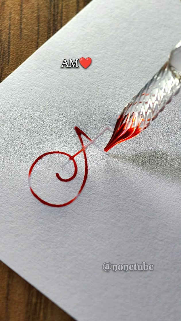 Tag them 😍 A letter AM ️#signature #calligraphy #signs | NoneTube ...