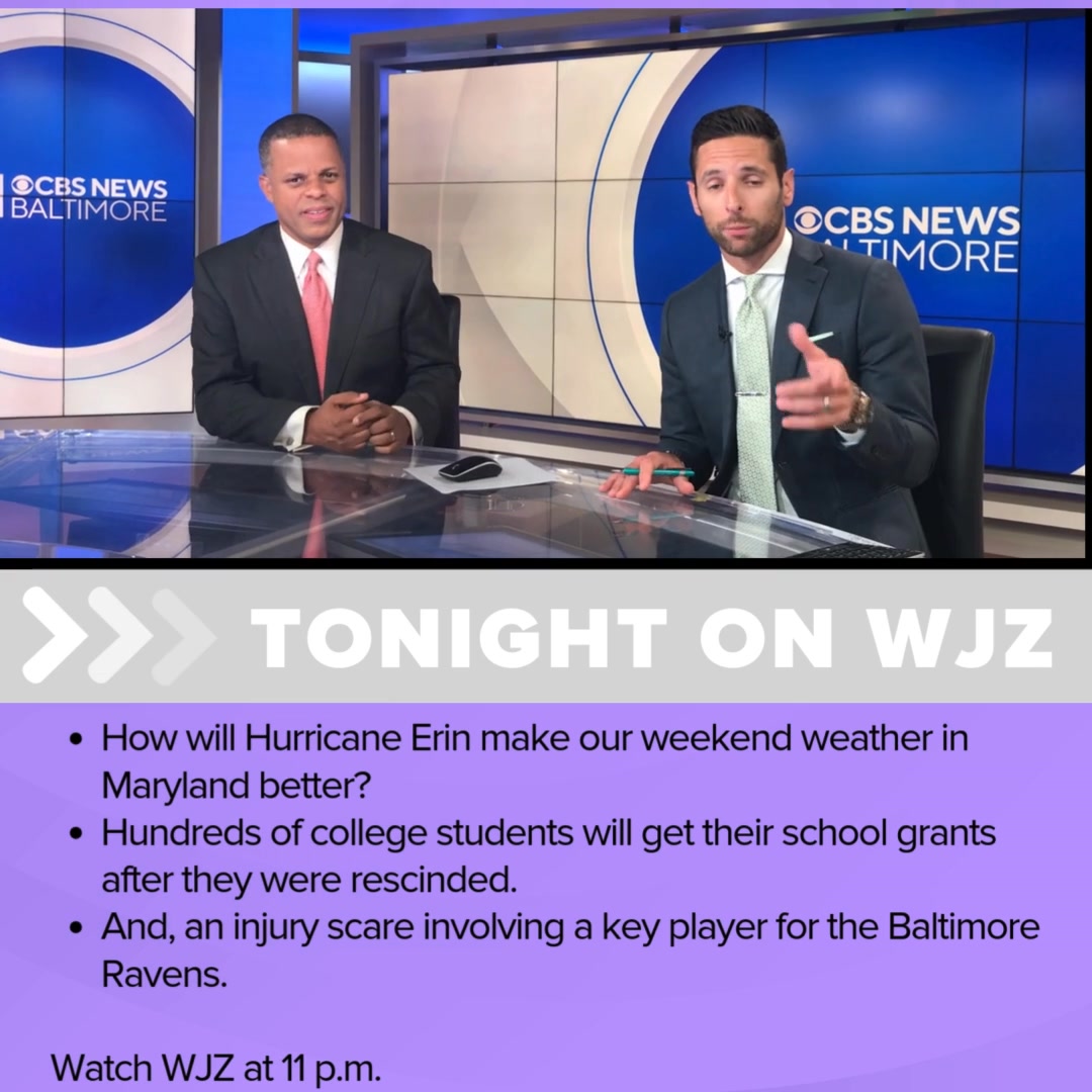 Check out Rick Ritter and Meteorologist Derek Beasley on WJZ News at 11 ...