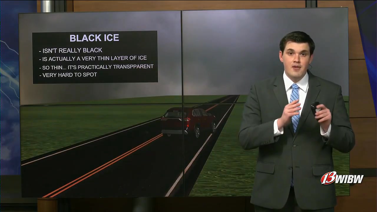 What Is Black Ice? Watch To Find Out! #weather #winter #ice #news # ...
