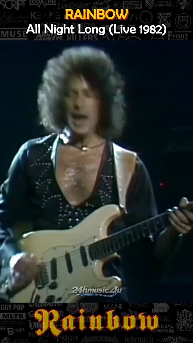 Ritchie Blackmore and Jackie Lynton live blues performance in 1987