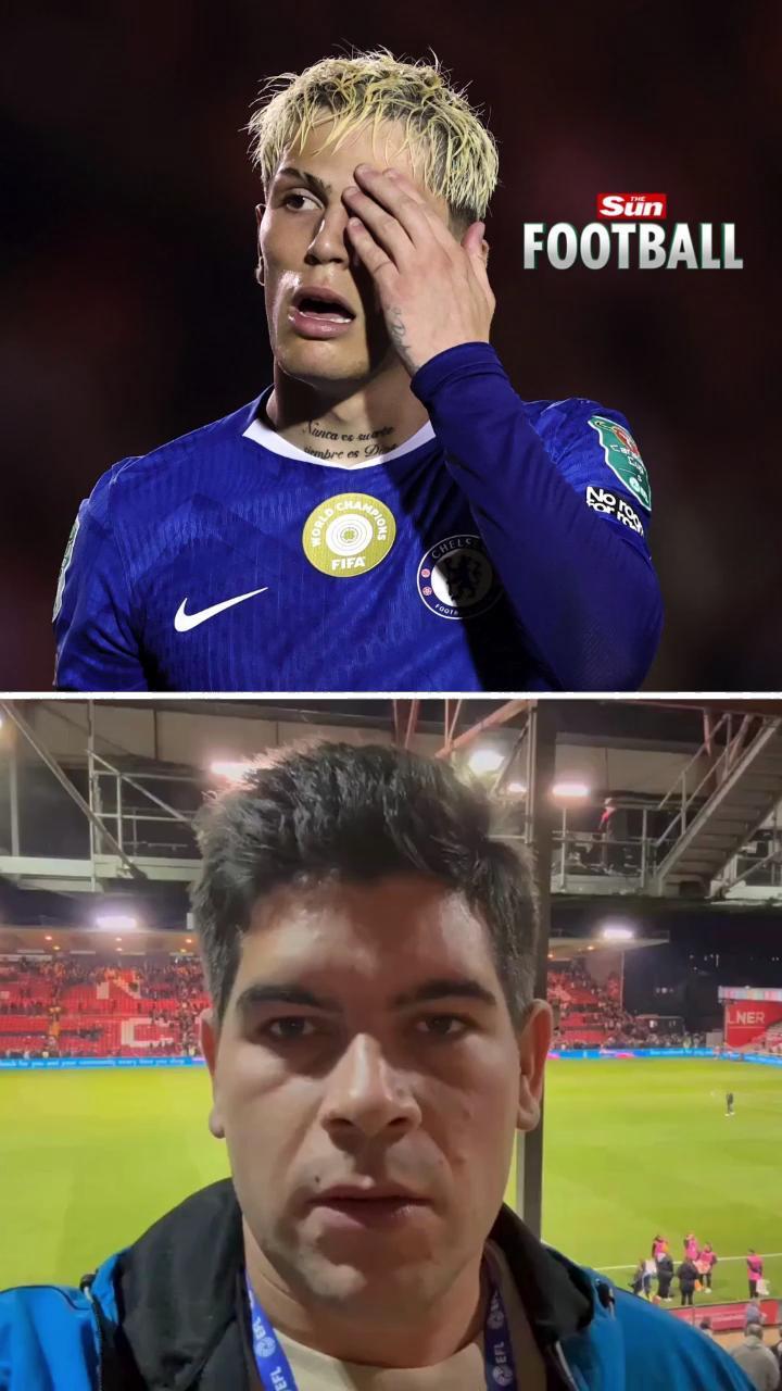 Alejandro Garnacho had an awful full Chelsea debut against League 1 ...