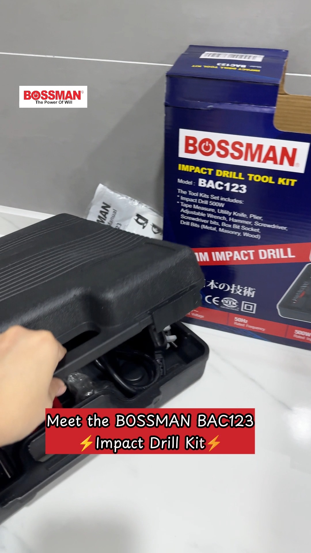 Introducing the BAC-123 13mm Impact Drill + Tool Kit 💪 Your ultimate ...