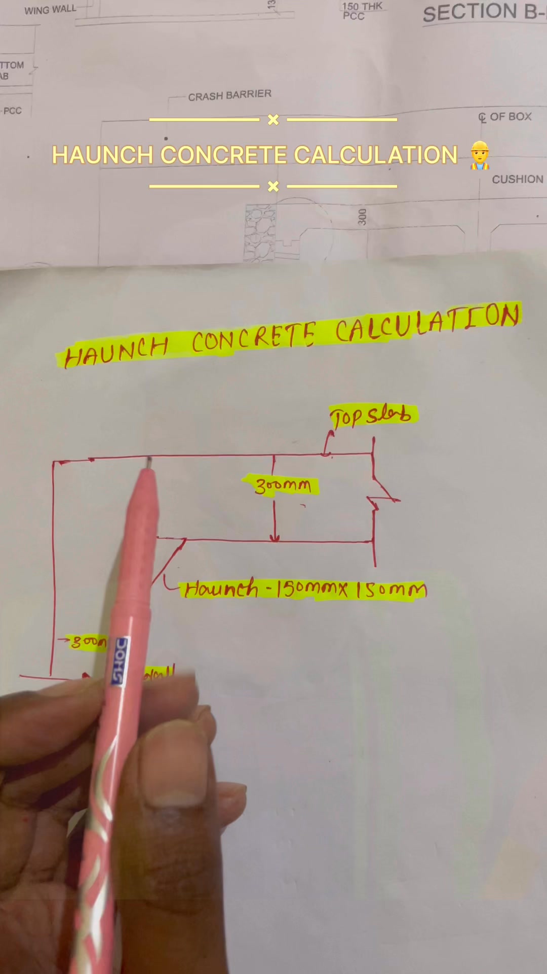 Haunch concrete calculation 🏗️👷‍♂️ #haunch #concrete #calculation # ...