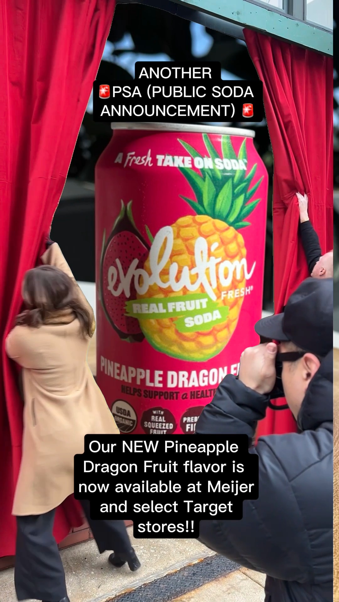 🚨 PSA update: our NEW Pineapple Dragon Fruit Real Fruit Soda is popping ...