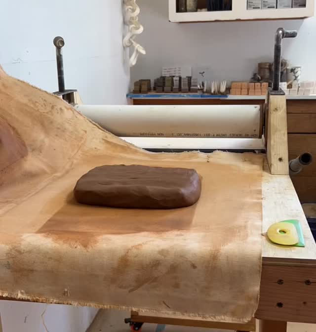 #needatoolmakeatool Clay Slab roller Reclaimed lumber and steel. 3/4 ...