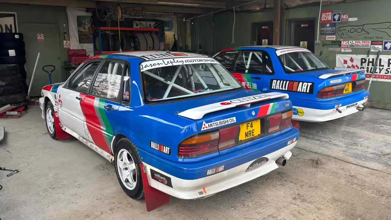 Great to get back behind the wheel of the Galant ahead of next weekends ...