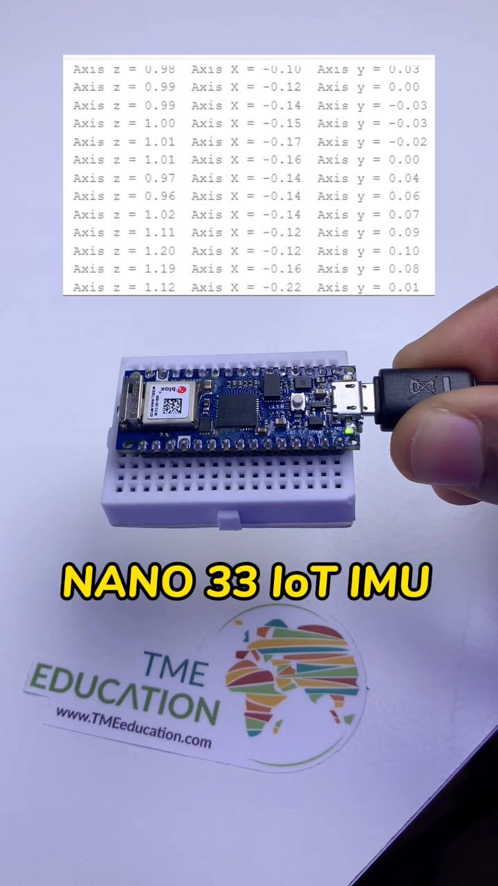 Accessing accelerometer value on the Arduino Nano 33 IoT Cloud | Upload ...