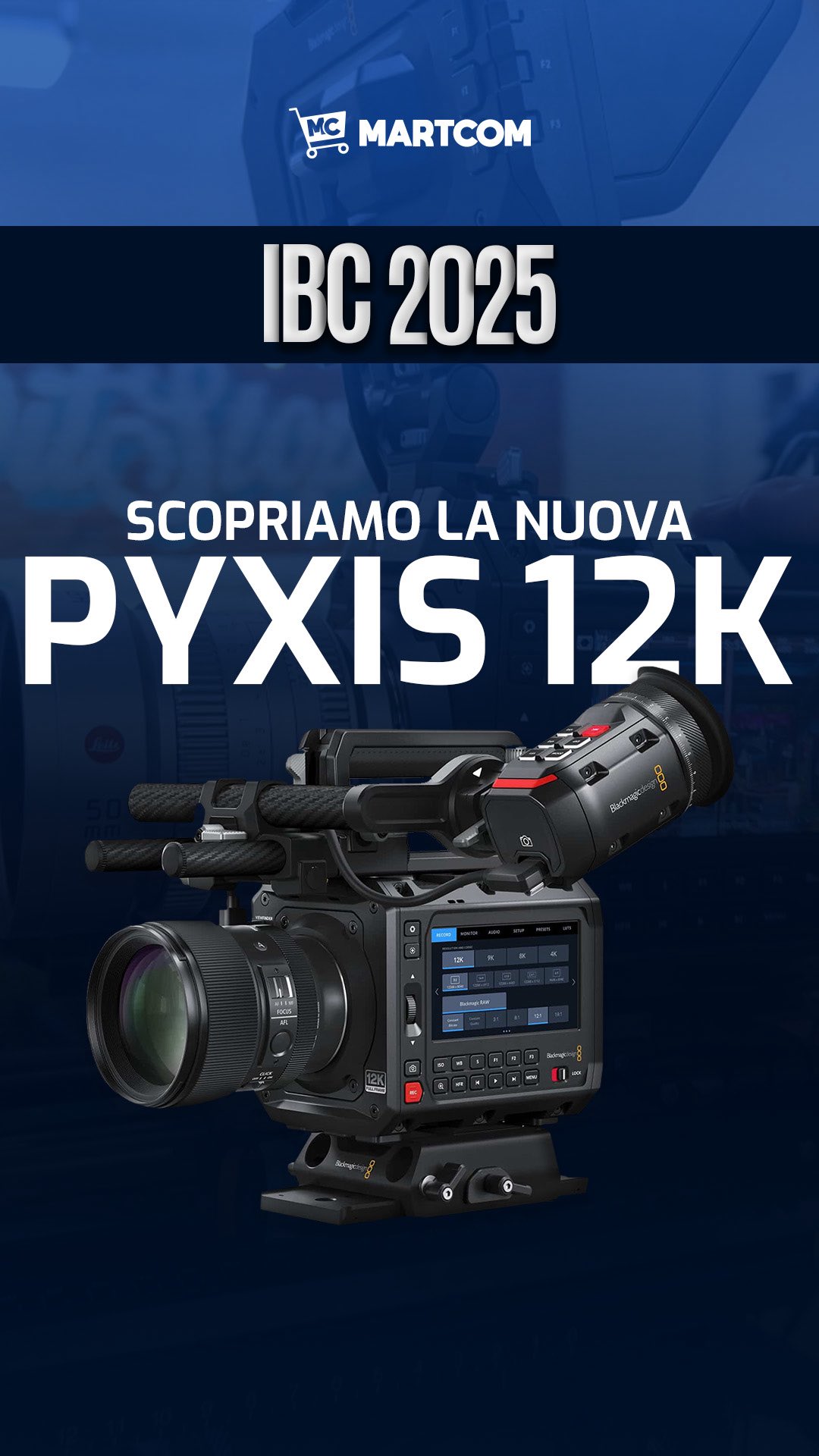 🇬🇧 Showcased at #IBC2025, the Blackmagic #PYXIS12K redefines high-end ...
