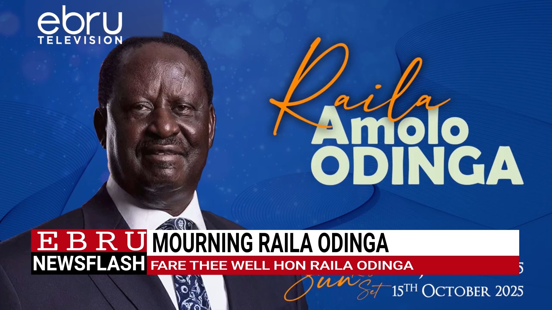 ODM leaders hold a brief meeting as they remember and euologize their ...