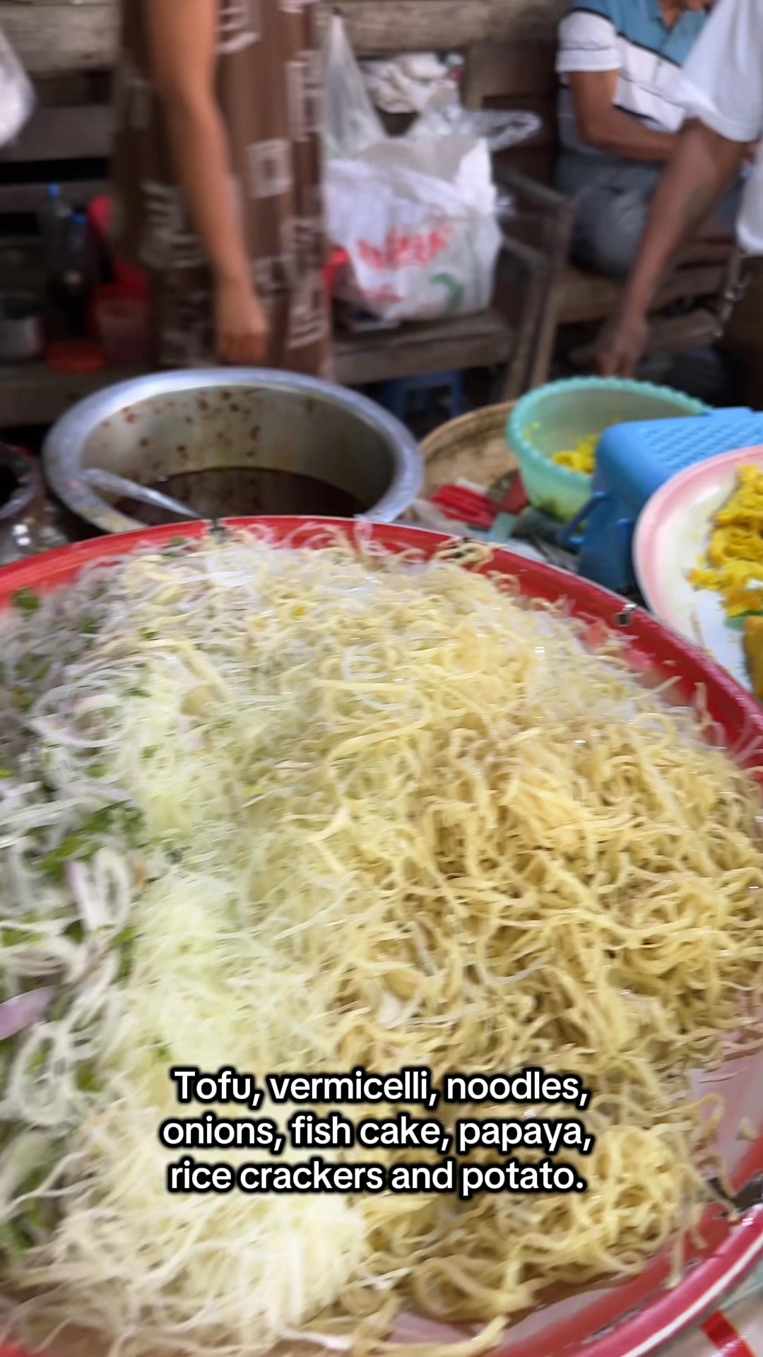 Pyay Rice Salad ပြည်ထမင်းသုပ် One of my favourite foods in Myanmar 🇲🇲 # ...